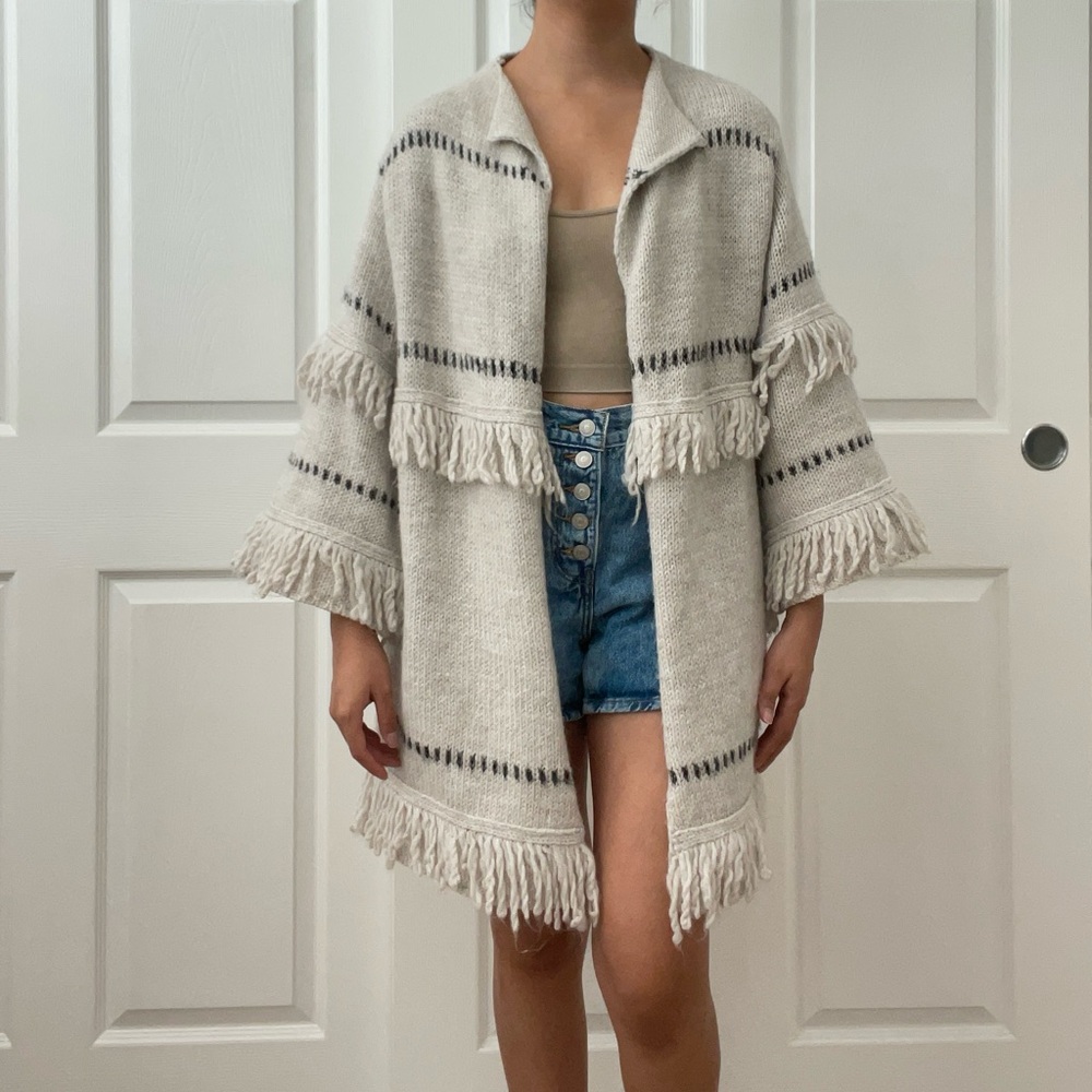 Jack by BB Dakota fringe cardigan